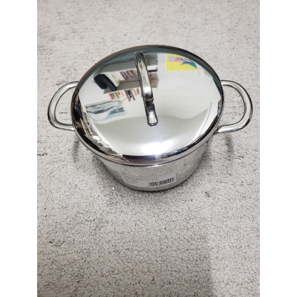德國【WMF】不鏽鋼迷你單手鍋16cm（含蓋）小湯鍋