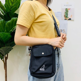 KANGOL 吐司包 袋鼠 LOGO 小包 側背包 綠 黃 黑 奶茶 6955300920