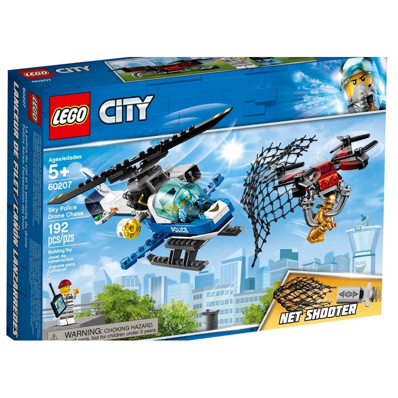 二手LEGO 60207 空中警察無人機追逐 現貨 正版樂高