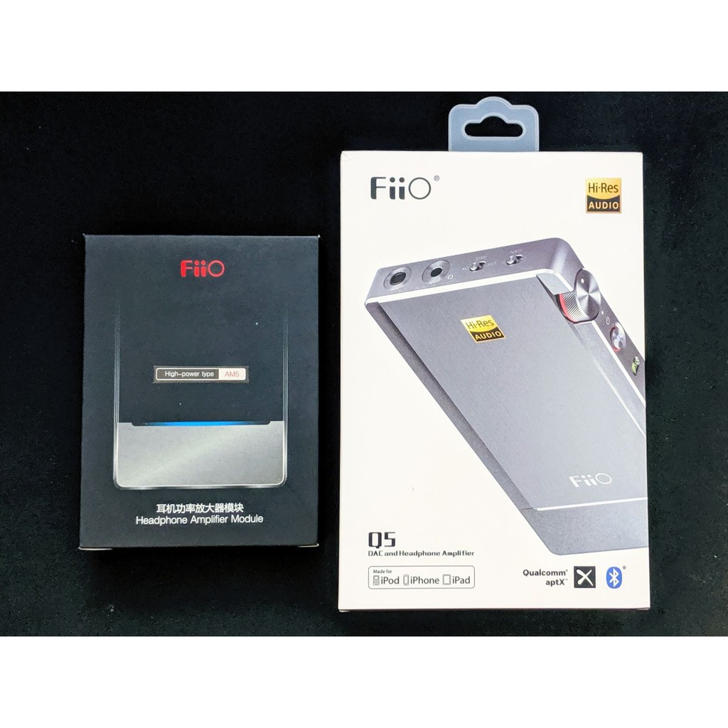 FiiO Q5 旗艦耳擴DAC + AM3A平衡輸出模組 + AM5大功率輸出模組