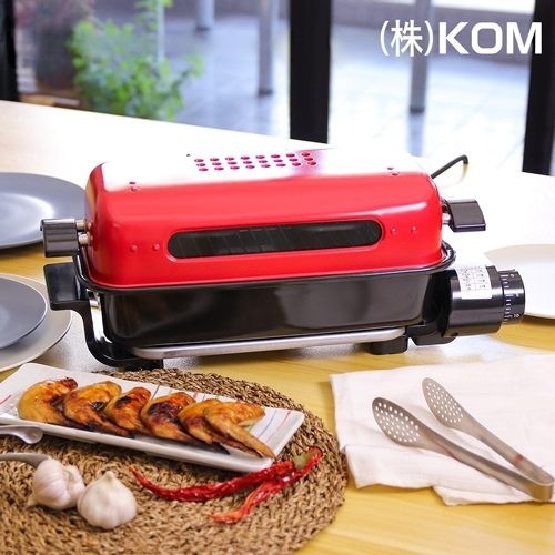KOM 日式燒烤神器/雙層加熱/無油煙/可加水/萬用燒烤器/燒烤爐 RST-800