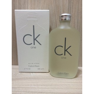 Calvin Klein CK One 中性淡香水100ml/200ml 另有100ml