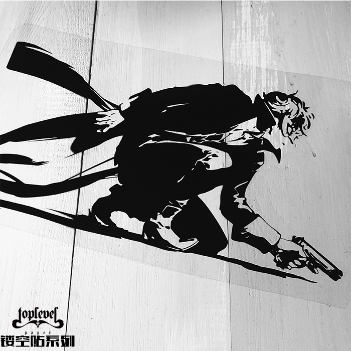 【現貨】_P5 女神異聞錄5 Persona 俠盜團Joker潛入 筆記本 行李箱貼紙