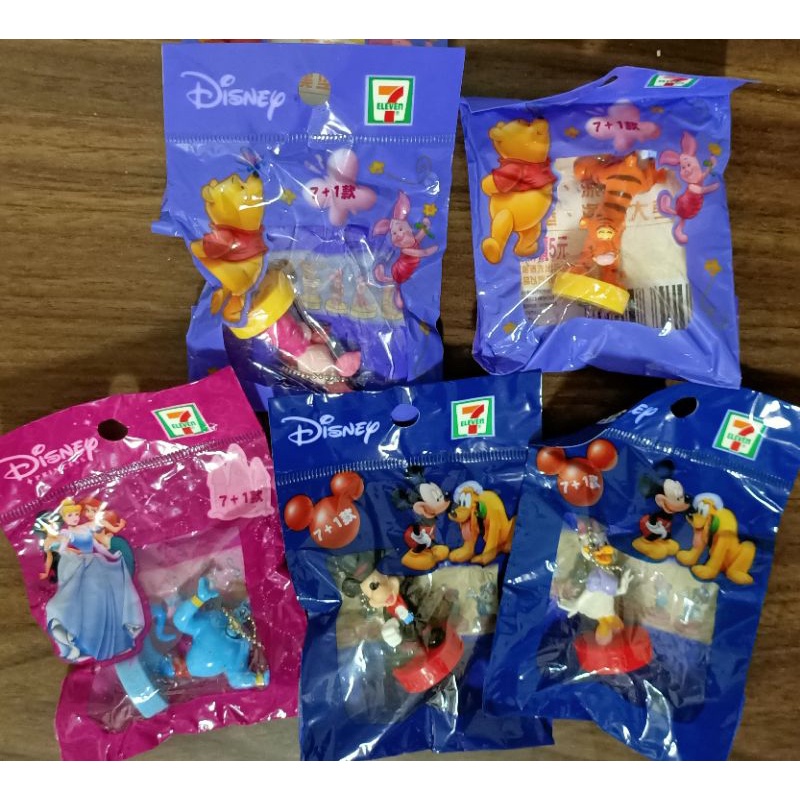 7-11 X 迪士尼 Disney 跳棋 吊飾 磁鐵 公仔 景品