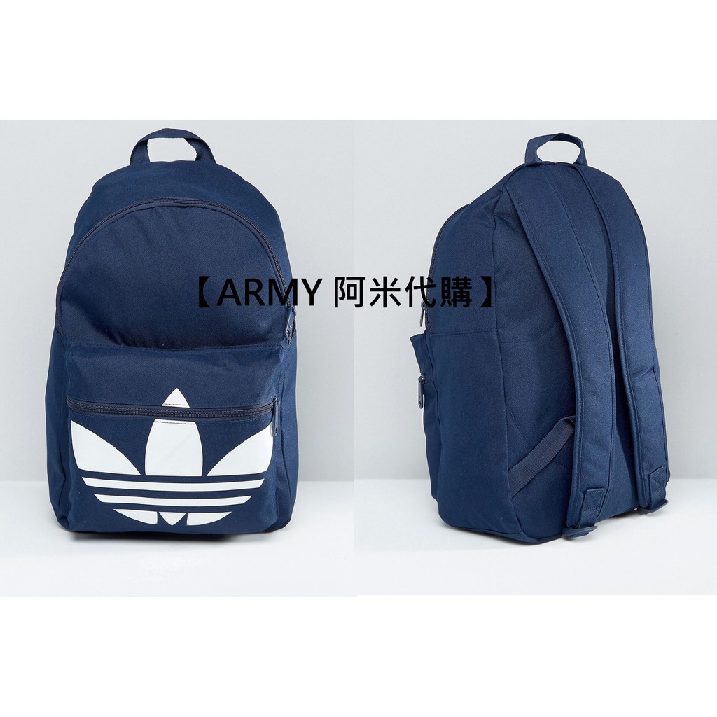 [ARMY 阿米代購]現貨不用等 Adidas Classic Backpack 藍色 新款 大Logo 休閒 運動 後背包