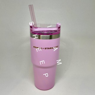 Starbucks星巴克STANLEY 櫻色不鏽鋼TOGO冷水杯