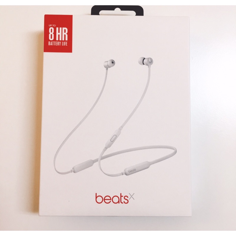 Beats x 頸掛式 運動 藍牙耳機 霧銀 蘋果