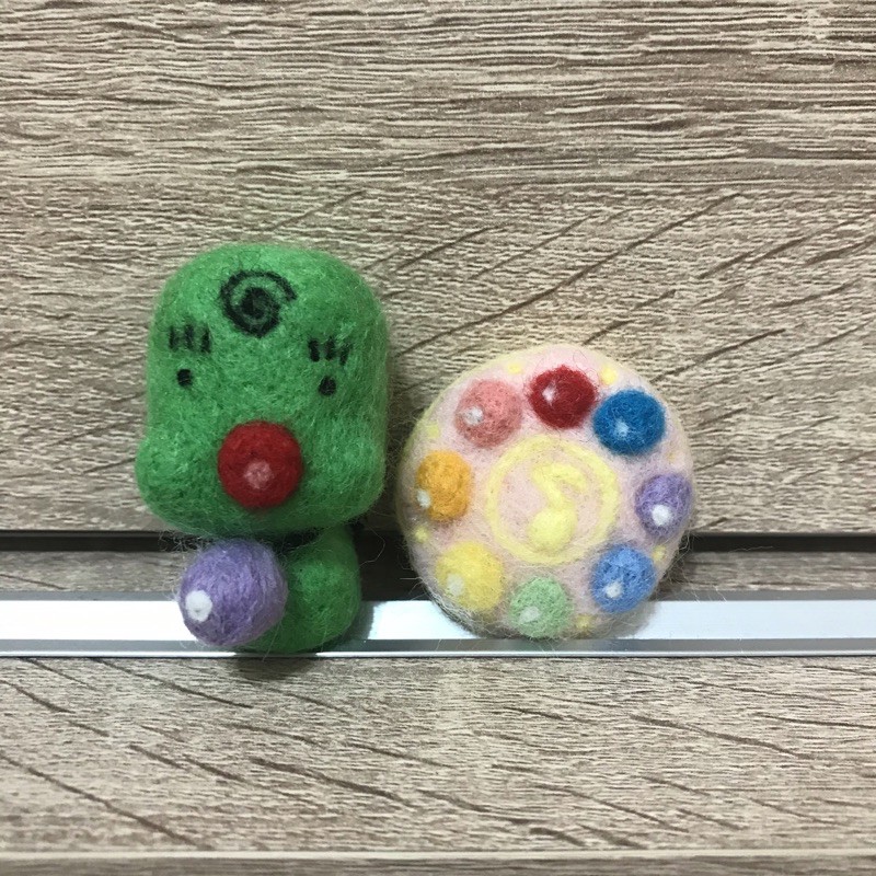 現貨 羊毛氈 小魔女doremi魔女莉卡 魔女青蛙 魔女見習生轉換器 造型羊毛氈