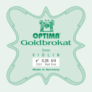 【ISVA Strings】德國製小提琴 E弦 德國 Optima Goldbrokat球狀