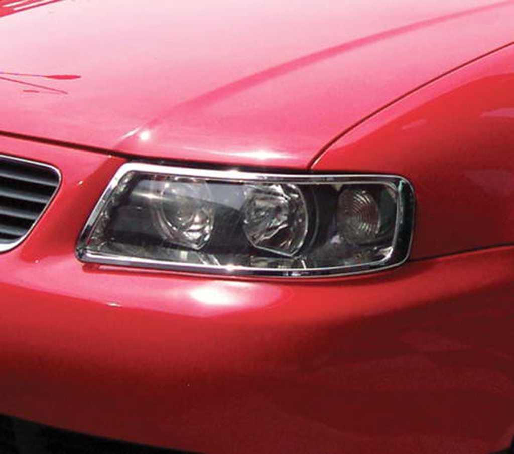 金螃蟹 奧迪 AUDI A3 8L 96~03 系列 鍍鉻 大燈框 前燈框