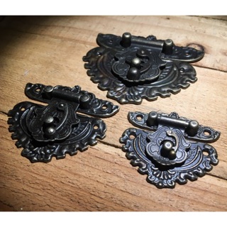 【精緻木盒五金】精緻歐式木箱鉤扣 #厚款#鎖扣#復古#DIY#手作#木盒#首飾盒
