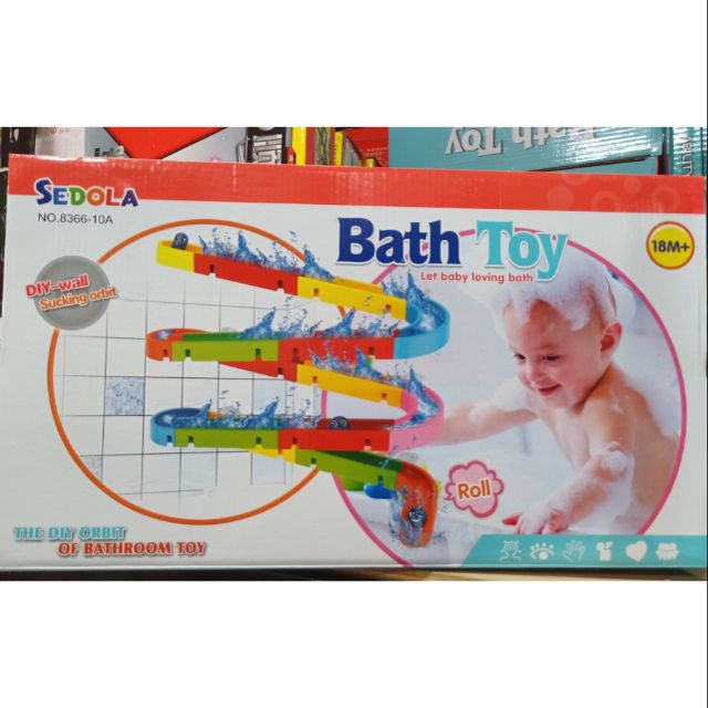 現貨✔️浴室軌道滑滑樂 洗澡玩具 泡澡玩具 滑水道玩具