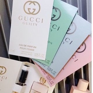 🇮🇹【GUCCI Guilty罪愛女性濃郁/罪愛蜜戀女性淡香精/罪愛男性淡香水/罪愛男性古龍水1.5ml】專櫃原裝