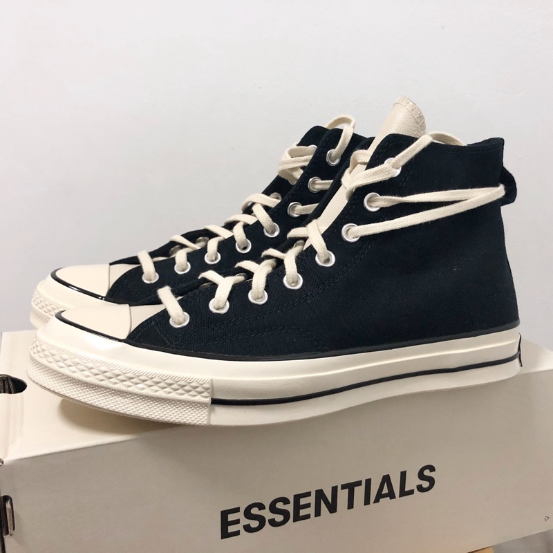 台灣公司貨us10 Converse X Fear Of God Essentials Chuck 70 黑28 5 蝦皮購物