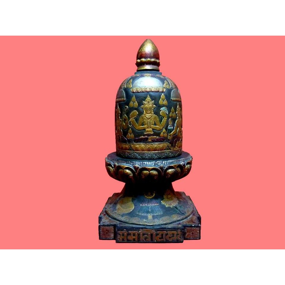 藏傳佛塔-宗喀巴大師與蓮花生大士   古董古玉老件老珠老玉玉器 藝品