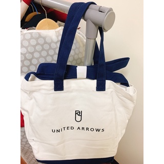 United Arrows兩用托特包/經典藍/手提.肩背兩用