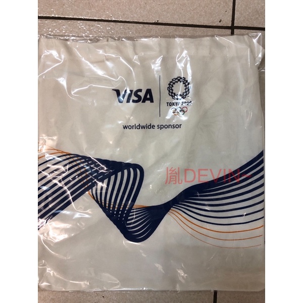全新visa2020奧運聯名托特包 購物袋 環保袋