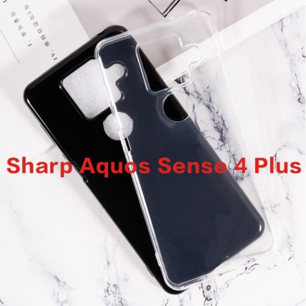 夏普 Aquos Sense 4 Plus 凝膠矽膠手機保護後殼保護殼的軟 TPU 手機殼