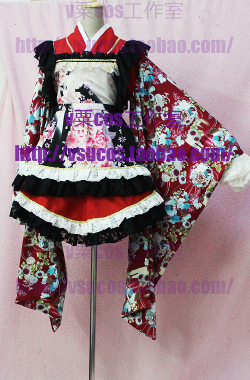 V粟cos Vr己龍夢幻鳳影一色日和妹子視覺系cosplay和服動漫服裝 蝦皮購物