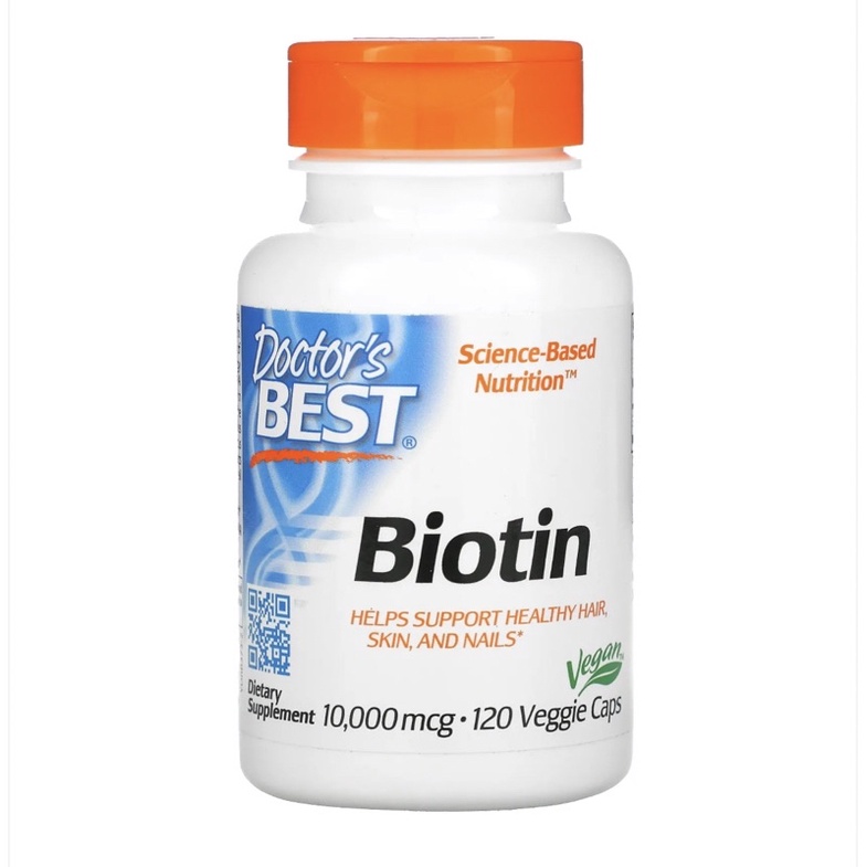 Doctor's Best biotin 生物維生素 10,000 微克 120 粒