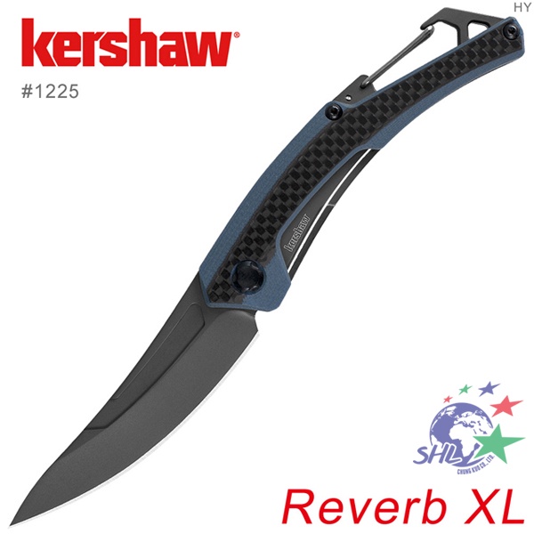 kershaw Reverb XL 折刀 / 8Cr13MoV 不鏽鋼 / 碳纖維+G10柄 / 1225【詮國】
