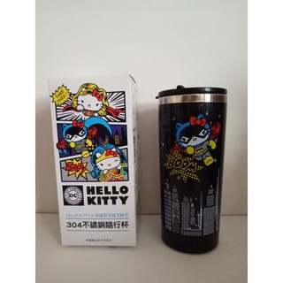 7-11 Hello Kitty 304不鏽鋼隨行杯（ 星光城市篇- 蝙蝠女）