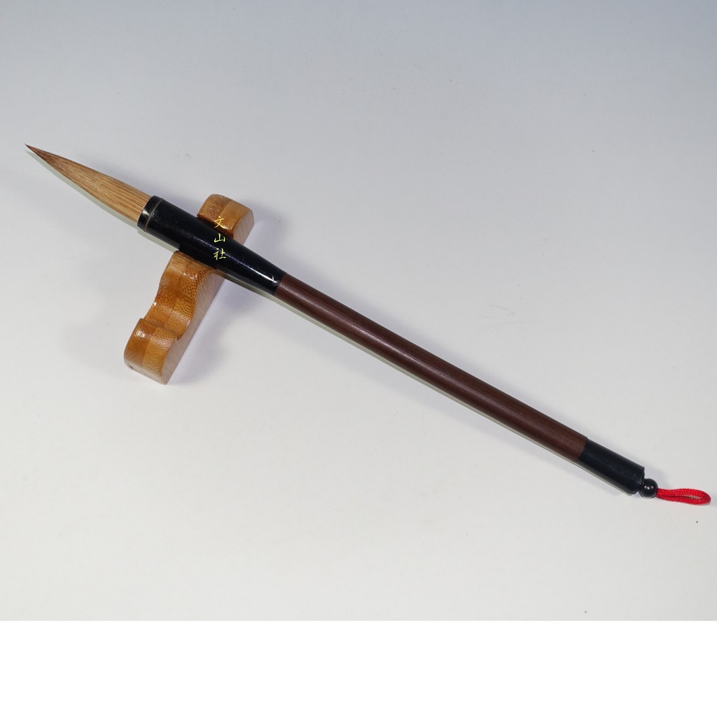 栗成筆 特大 大風堂牛耳毫 新品 ダルマ軸 書道 半紙 条幅