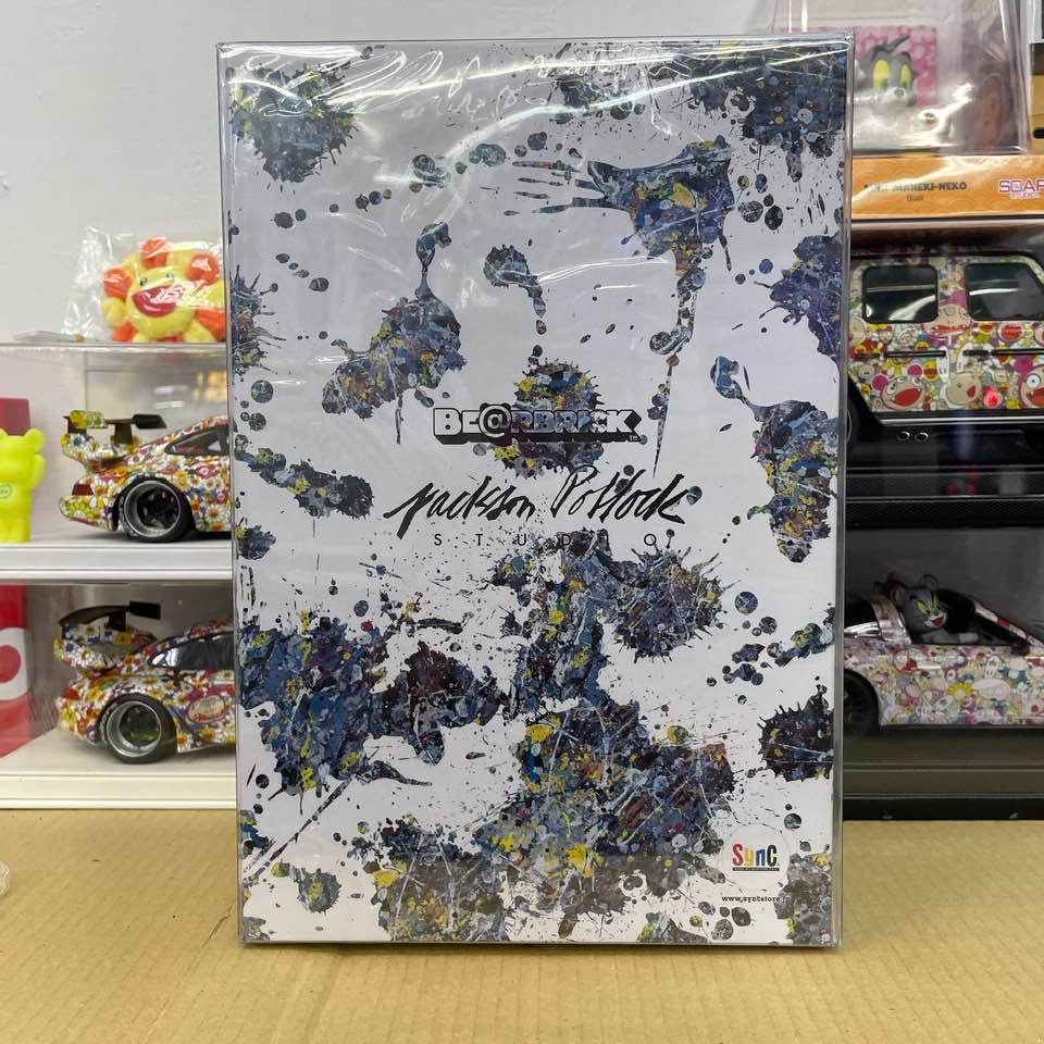 Be@rbrick 極度 潮 公仔  Jackson Pollock Studio 400%+100%