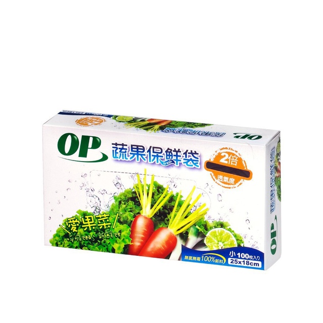 【蝦皮特選】OP 蔬果保鮮袋 (50枚/100枚)