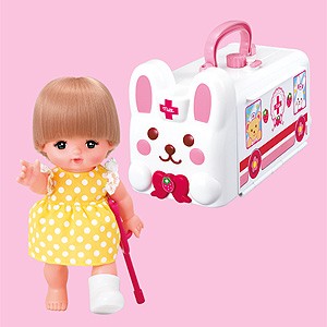 【HAHA小站】PL51231 麗嬰 日本暢銷 小美樂 兔子救護車豪華組(含短髮小美樂) 娃娃配件 扮家家酒 生日 禮物