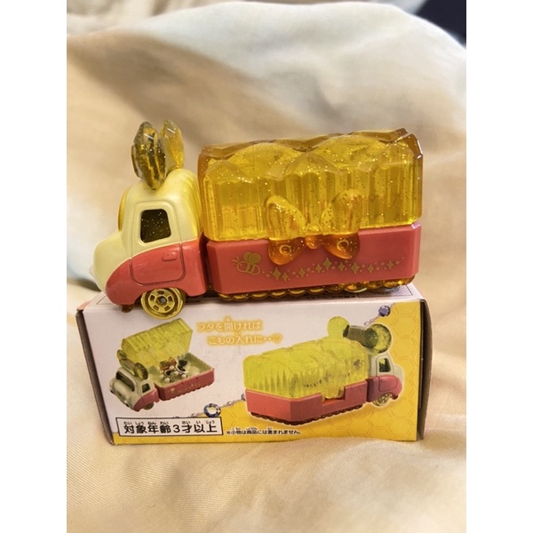 TOMICA多美 JW首飾收納珠寶盒-小熊維尼 收納盒玩具 模型 收藏 滑動車
