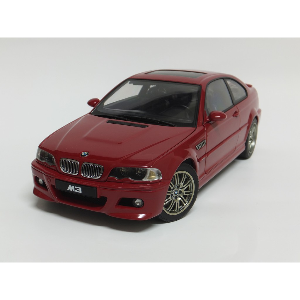 Autoart Bmw M3 E46 紅色1 18金屬模型車 蝦皮購物