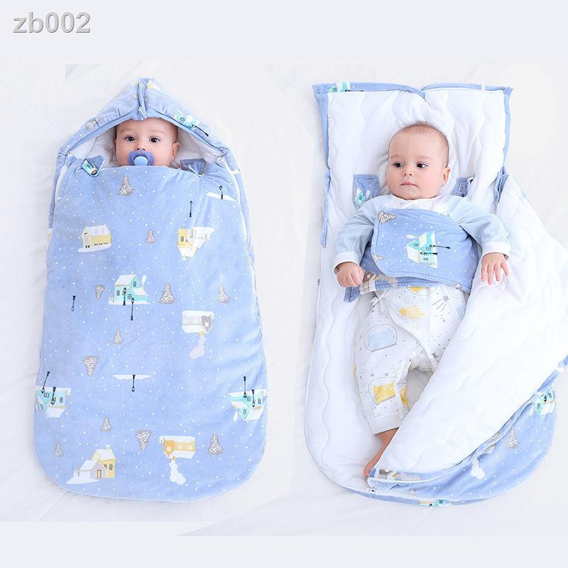 熱賣商品嬰兒睡袋秋冬季防驚跳加厚襁褓抱寶寶四季通用款新生兒防踢被神器