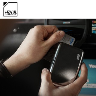 Lewis N. Clark RFID遮蔽鋁製卡片盒 1201