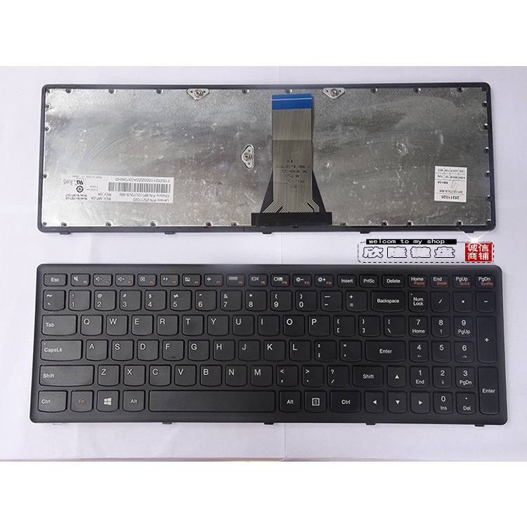 LENOVO 筆記本鍵盤原裝聯想g500s G505S S500 Z501 Z505 Z510 FLEX 15 15D鍵