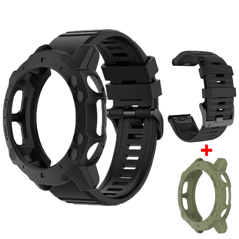 適用於 Amazfit Falcon 保護殼 手錶殼 TPU軟保護 鏤空半包殼 保護套 錶帶 快拆矽膠錶帶