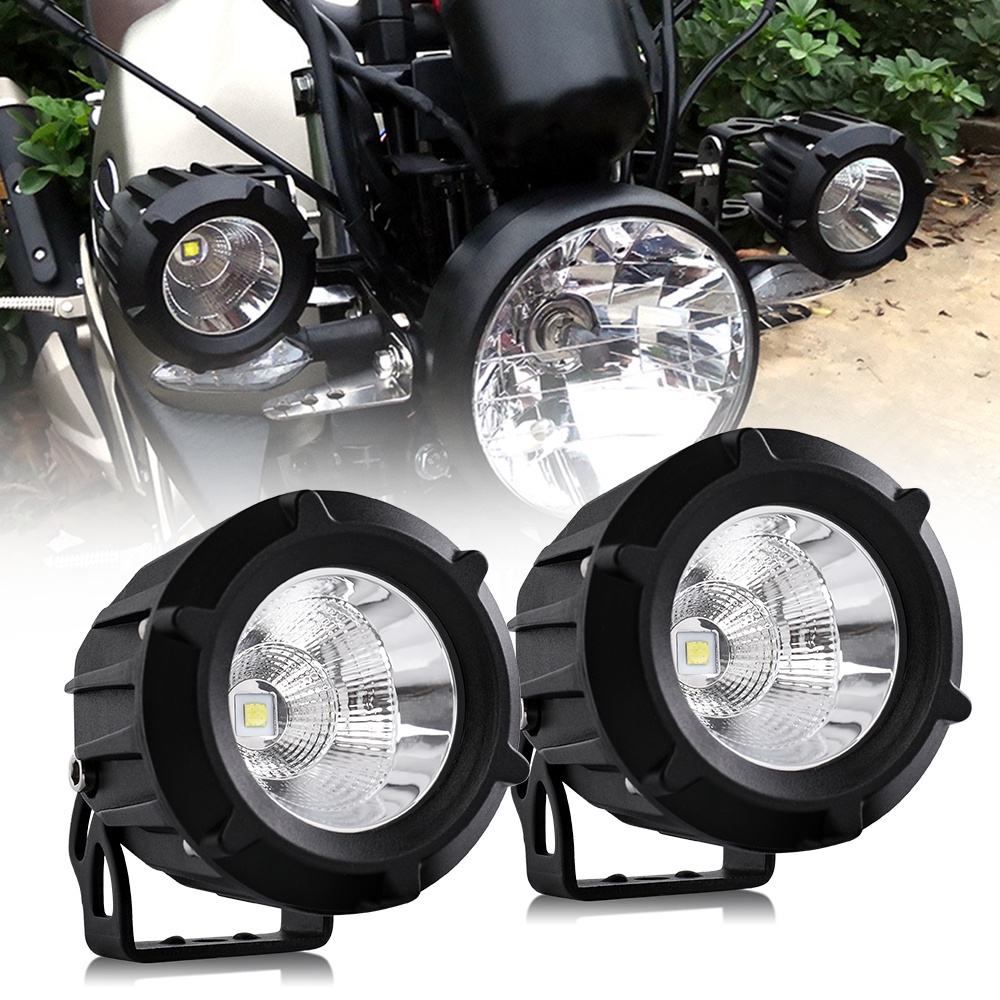 Led 摩托車頭燈霧燈額外燈適用於越野 ATV 卡車 4x4 輔助燈輔助工作燈 12V 24V