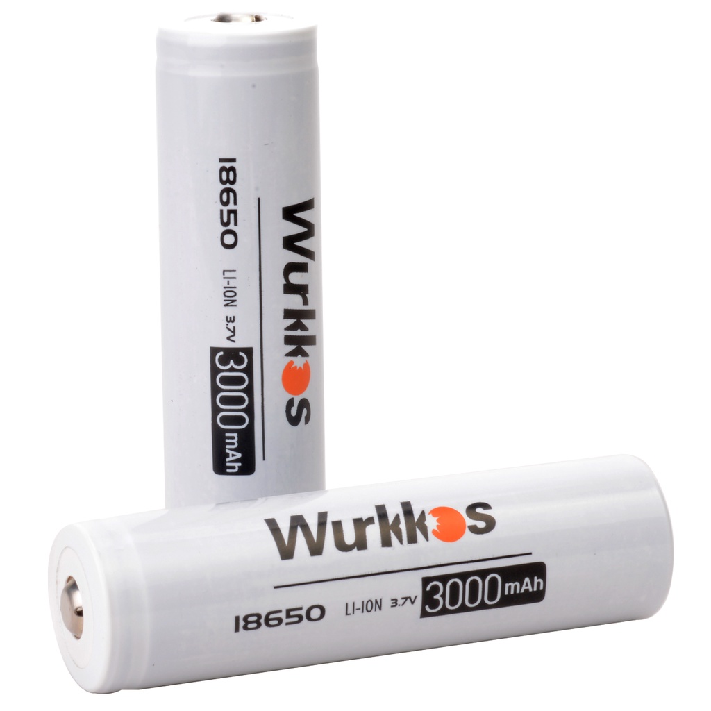 Wurkkos 18650 3000mAh 電池放電 3.7V 高清電池 NCR18650B 可充電 18650 用於手