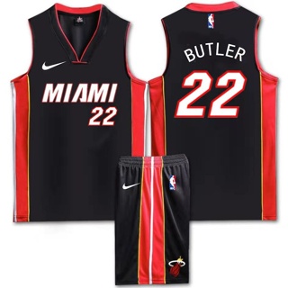 NBA球衣 熱火隊球衣巴特勒22號韋德3號訓練服套裝單上衣