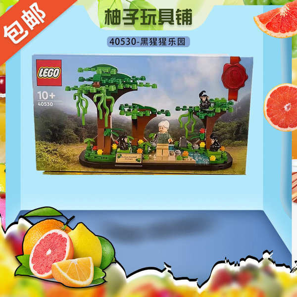 LEGO樂高40530向珍古道爾致敬黑猩猩樂園益智拼裝積木玩具禮物