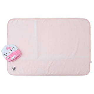 Marushin 丸真 三麗鷗 保暖萬用毛毯&束口袋組 Hello Kitty RS87901
