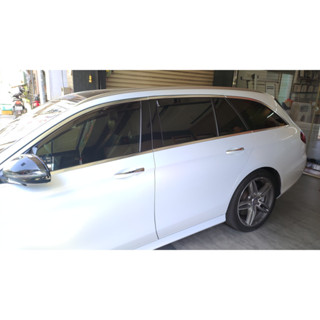 賓士專用晴雨窗 BENZ E350/S213 (5D) 2016年起【短截款】比德堡崁入式晴雨窗