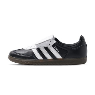 Adidas Samba 女鞋 黑白色 運動 休閒 膠底 德訓鞋 板鞋 大鞋舌 休閒鞋 JI3200