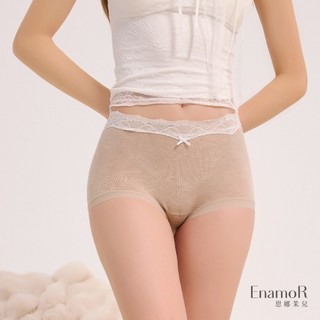 【EnamoR】My little secret 法式蕾絲無縫美臀褲【中低腰】/柔軟 秋冬舒適 女生日常穿搭必備