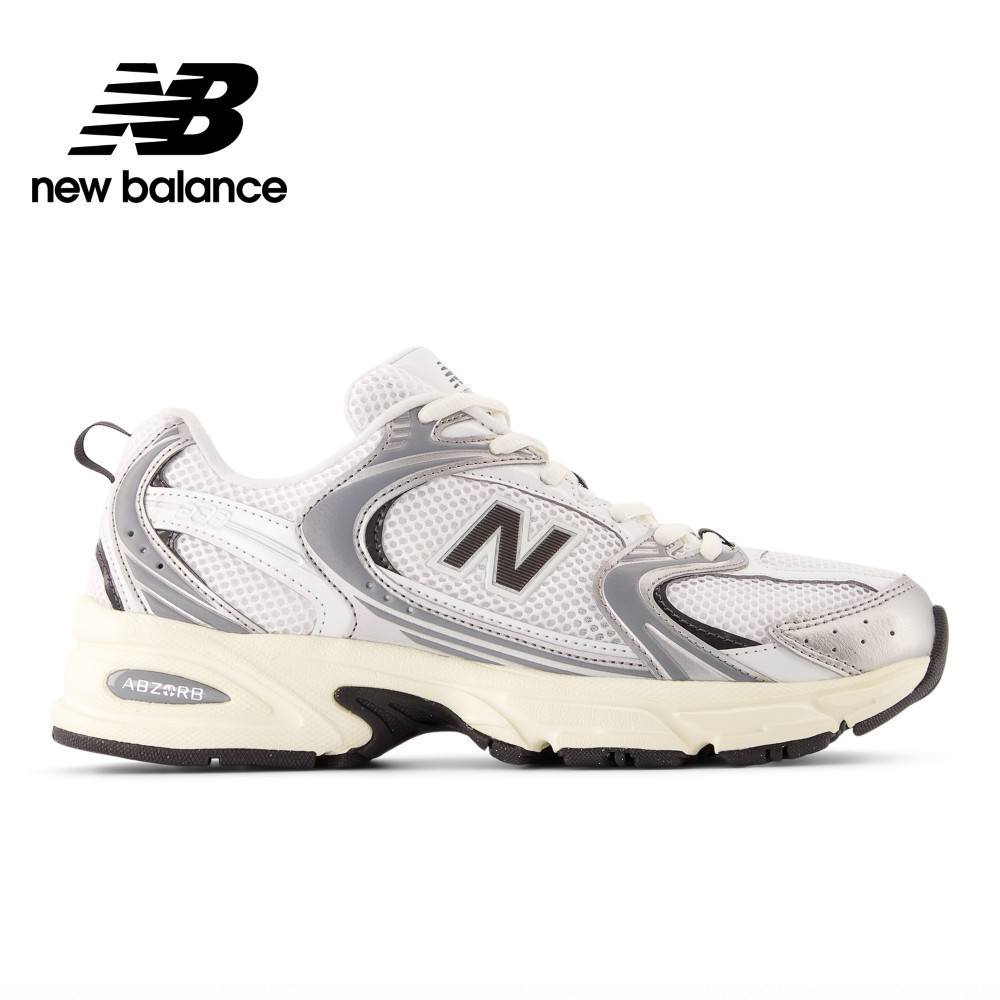 【New Balance】 NB 復古鞋_中性_黑銀色_U530ESA-D楦 530
