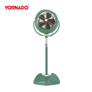 【美國 VORNADO 沃拿多】高腳綠色復古循環扇 VF20PED-TW 綠 適用8-12坪