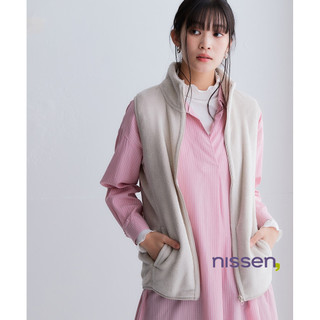 Nissen 刷毛保暖舒適背心 大尺碼 彈性百搭無袖外套內搭