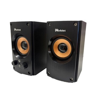 Ninfotec 2.0聲道二件式木箱喇叭(INF-SP-RX8)[大買家]