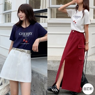 【HARPER】品牌自訂CHERRY字母T恤 | 隔日到貨 短袖T 上衣 字母T T恤【CLE90217J】