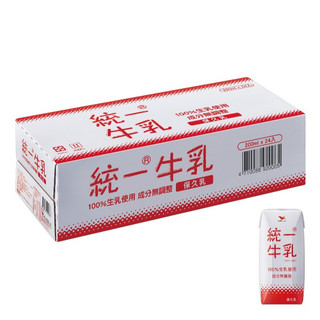 統一常溫牛乳TP 200毫升 x24瓶【家樂福】(保久乳)【防災必備】